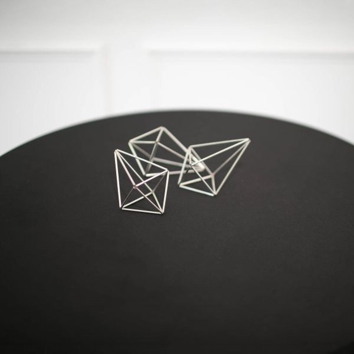 Silver Geometric Shapes – Small