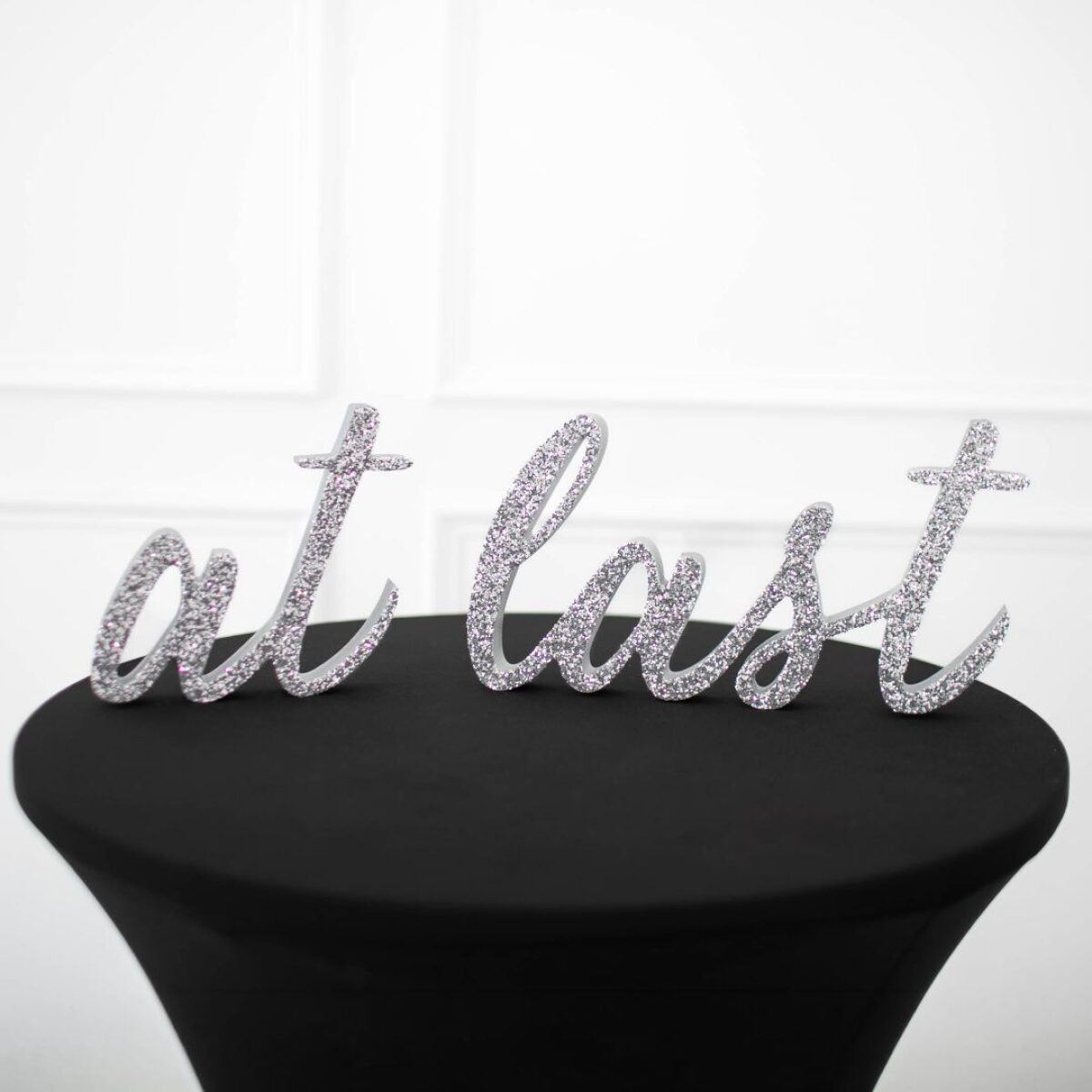 At Last Large Table Stand Up Sign